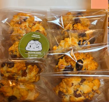 CHOCOLATE WALNUTS SCONE (HALF SIZE) 10EA/1BOX